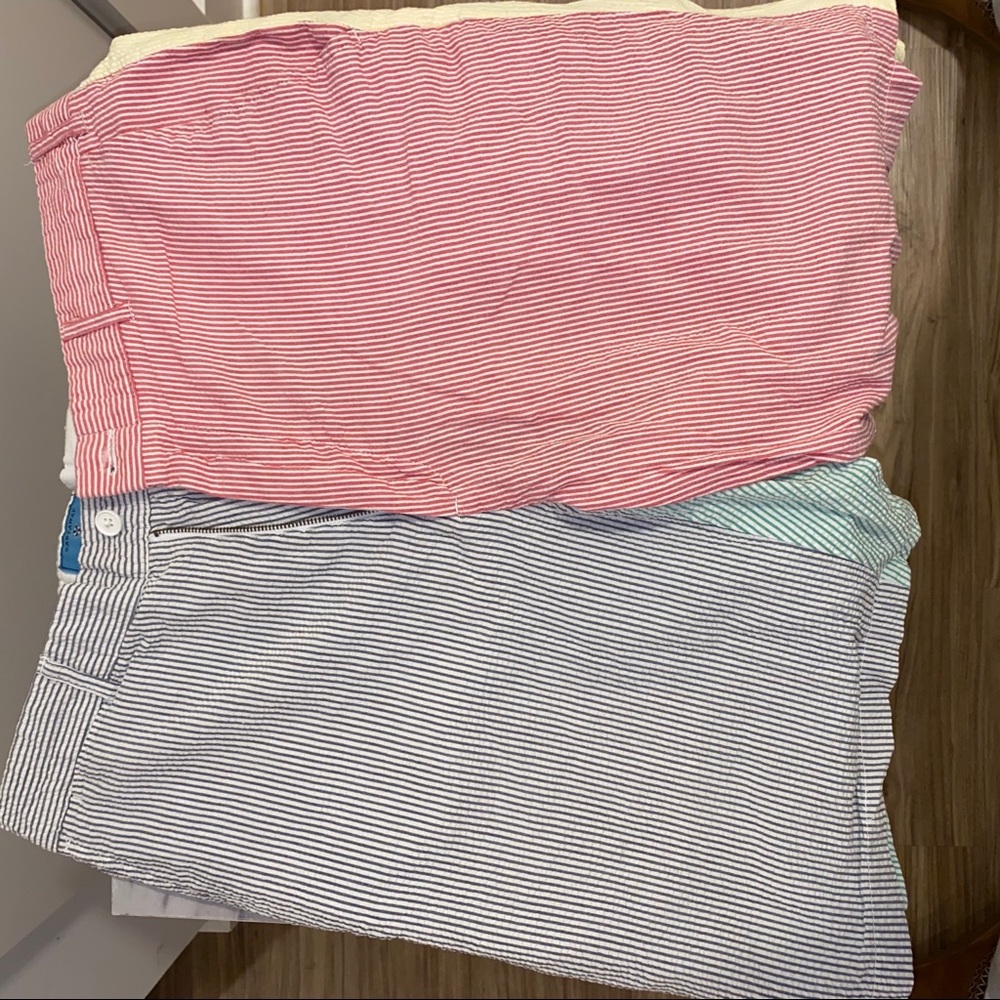 Castaway Multi-Colored Seersucker Shorts - Size 32
